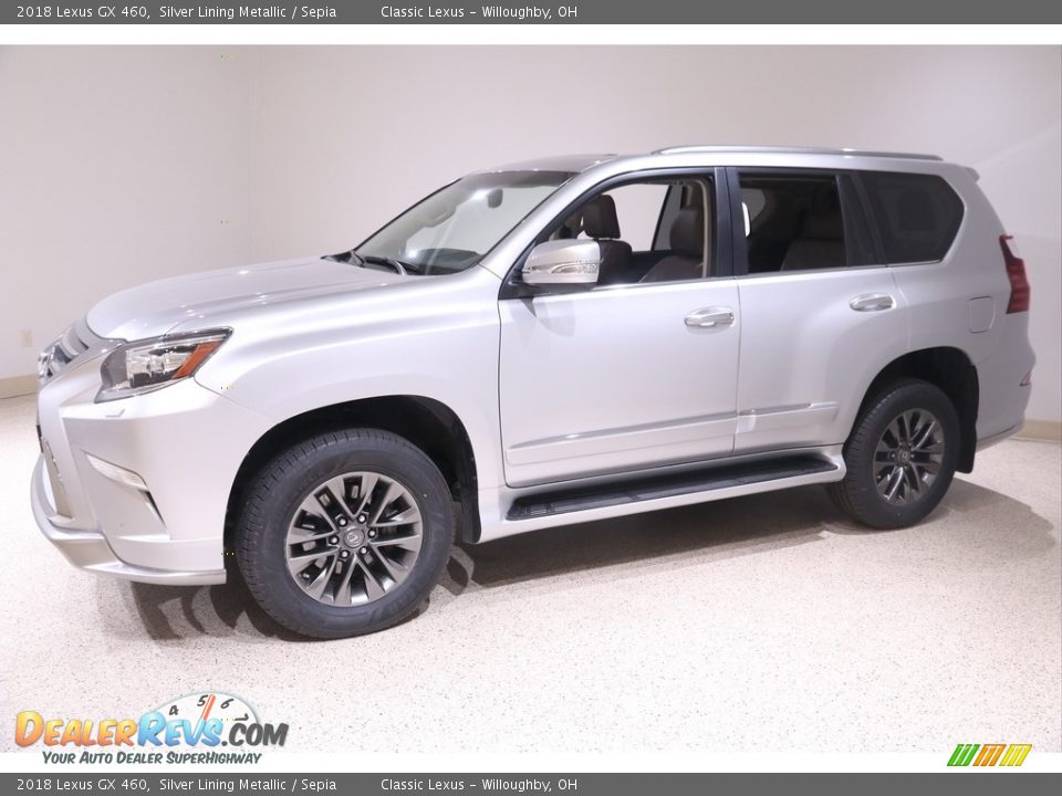 2018 Lexus GX 460 Silver Lining Metallic / Sepia Photo #3