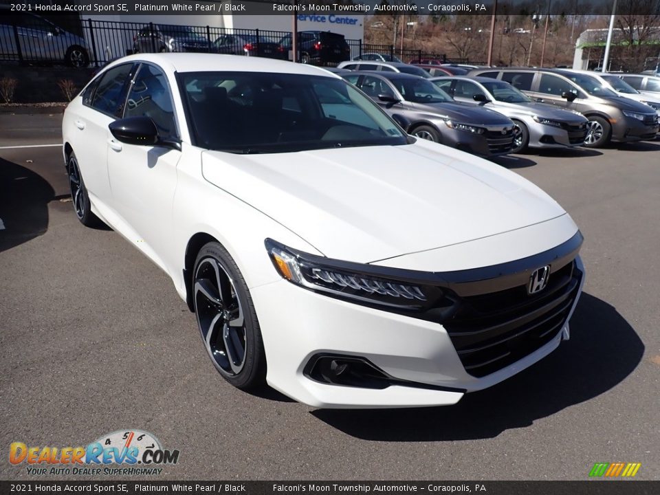 2021 Honda Accord Sport SE Platinum White Pearl / Black Photo #5