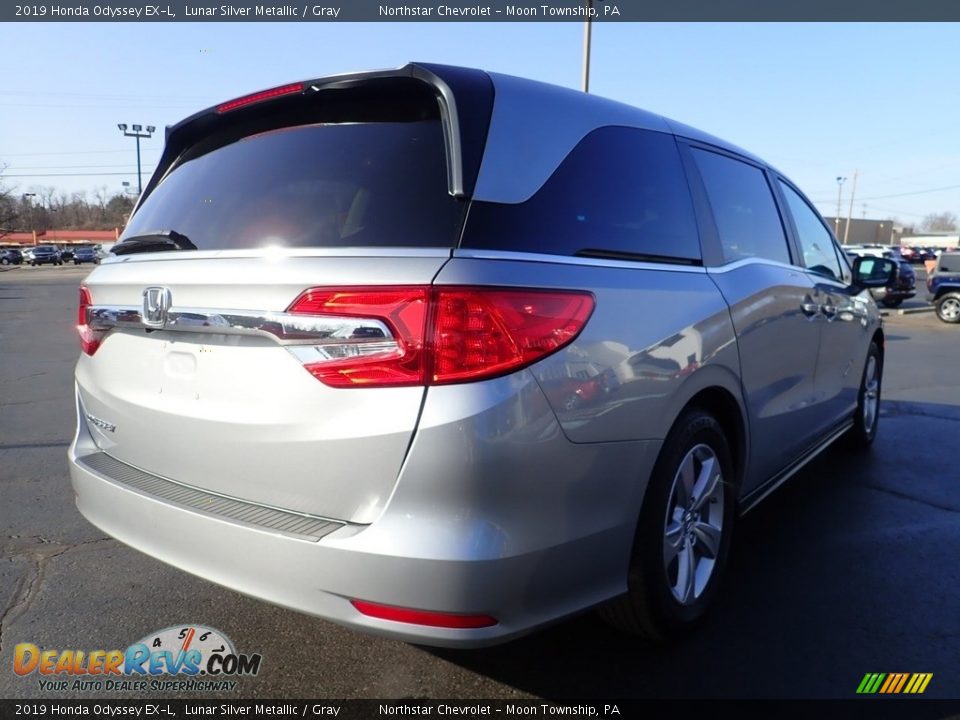 2019 Honda Odyssey EX-L Lunar Silver Metallic / Gray Photo #8