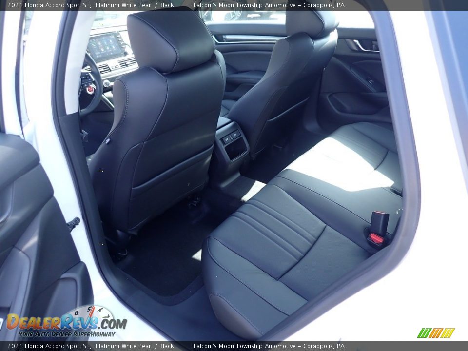 2021 Honda Accord Sport SE Platinum White Pearl / Black Photo #9