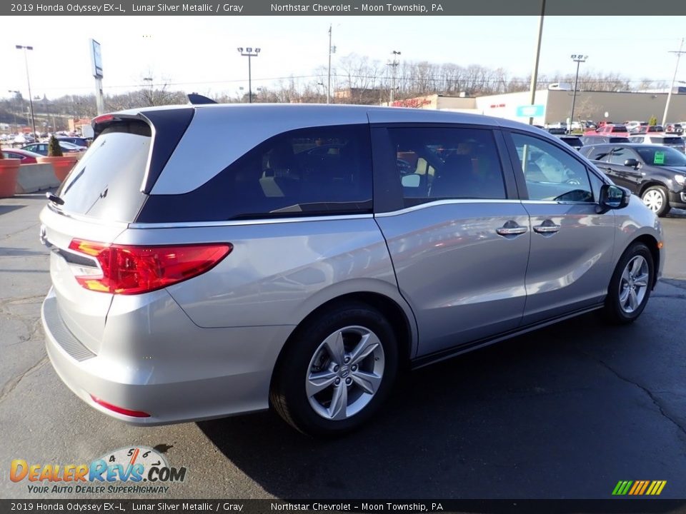 2019 Honda Odyssey EX-L Lunar Silver Metallic / Gray Photo #9