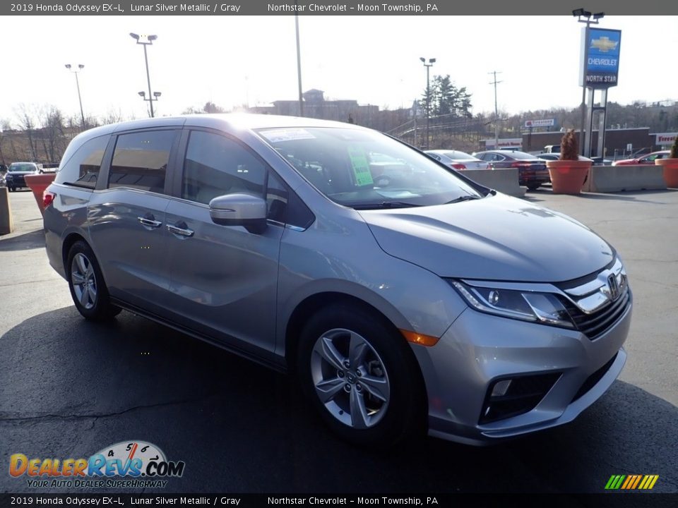 2019 Honda Odyssey EX-L Lunar Silver Metallic / Gray Photo #11