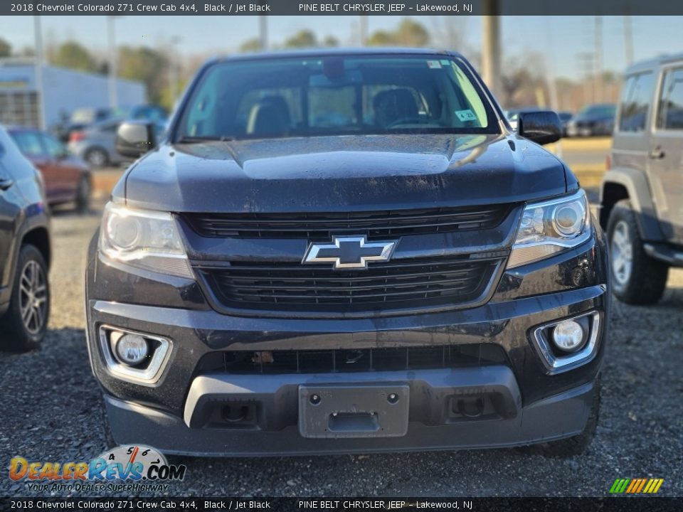 2018 Chevrolet Colorado Z71 Crew Cab 4x4 Black / Jet Black Photo #2