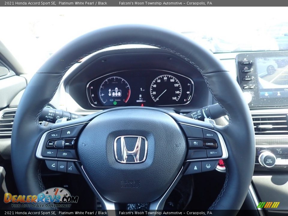 2021 Honda Accord Sport SE Platinum White Pearl / Black Photo #14