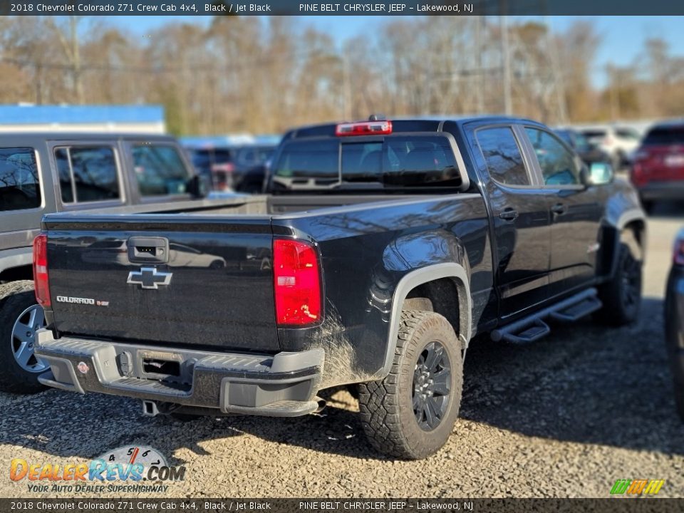 2018 Chevrolet Colorado Z71 Crew Cab 4x4 Black / Jet Black Photo #3