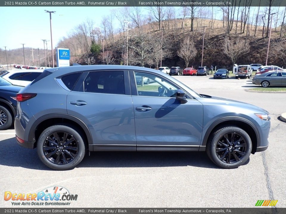 2021 Mazda CX-5 Carbon Edition Turbo AWD Polymetal Gray / Black Photo #1