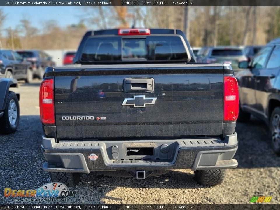 2018 Chevrolet Colorado Z71 Crew Cab 4x4 Black / Jet Black Photo #4