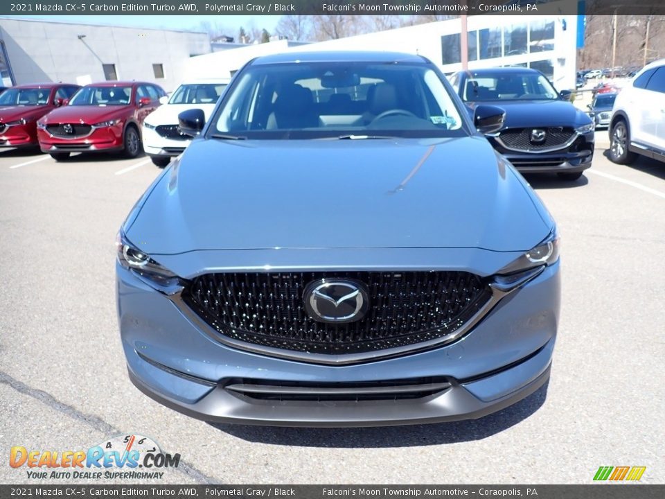 2021 Mazda CX-5 Carbon Edition Turbo AWD Polymetal Gray / Black Photo #4