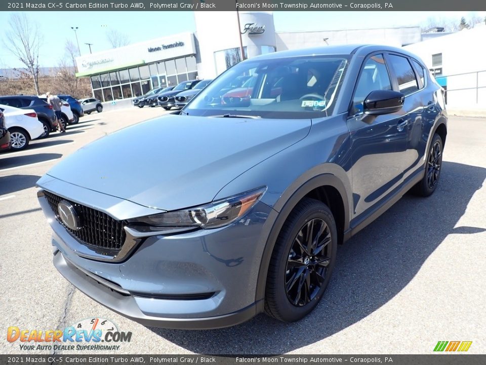 2021 Mazda CX-5 Carbon Edition Turbo AWD Polymetal Gray / Black Photo #5