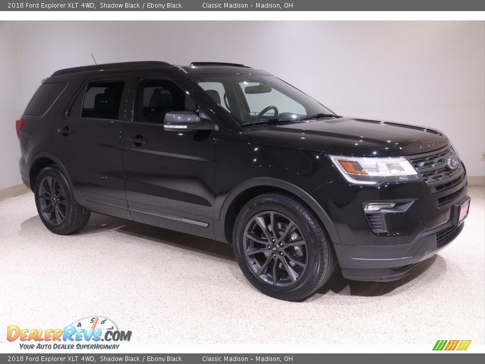 2018 Ford Explorer XLT 4WD Shadow Black / Ebony Black Photo #1