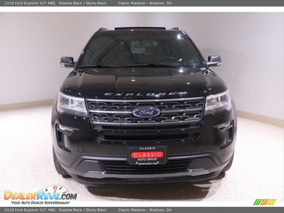 2018 Ford Explorer XLT 4WD Shadow Black / Ebony Black Photo #2