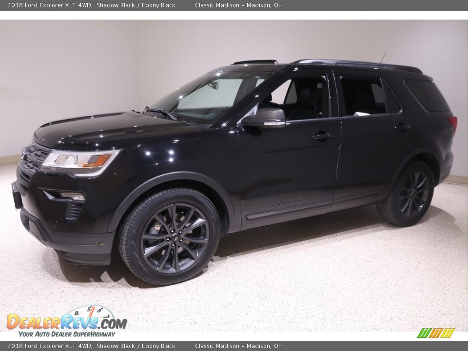 2018 Ford Explorer XLT 4WD Shadow Black / Ebony Black Photo #3