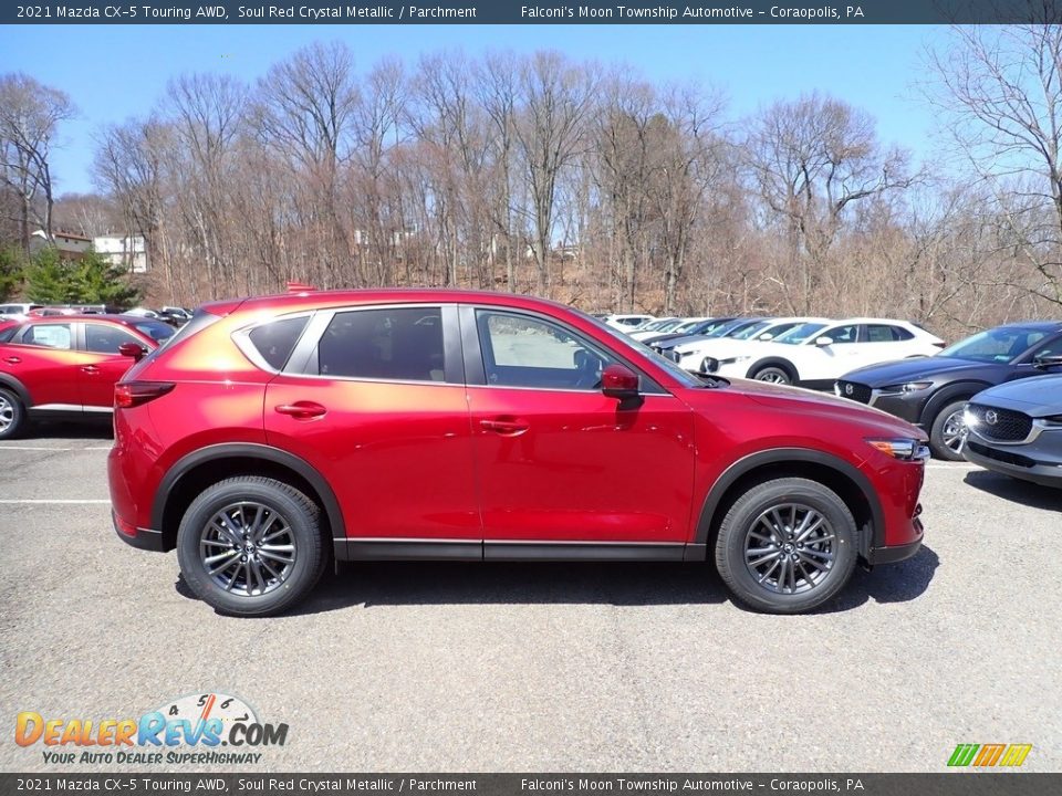 2021 Mazda CX-5 Touring AWD Soul Red Crystal Metallic / Parchment Photo #1