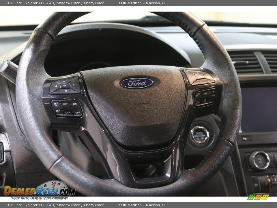 2018 Ford Explorer XLT 4WD Shadow Black / Ebony Black Photo #7