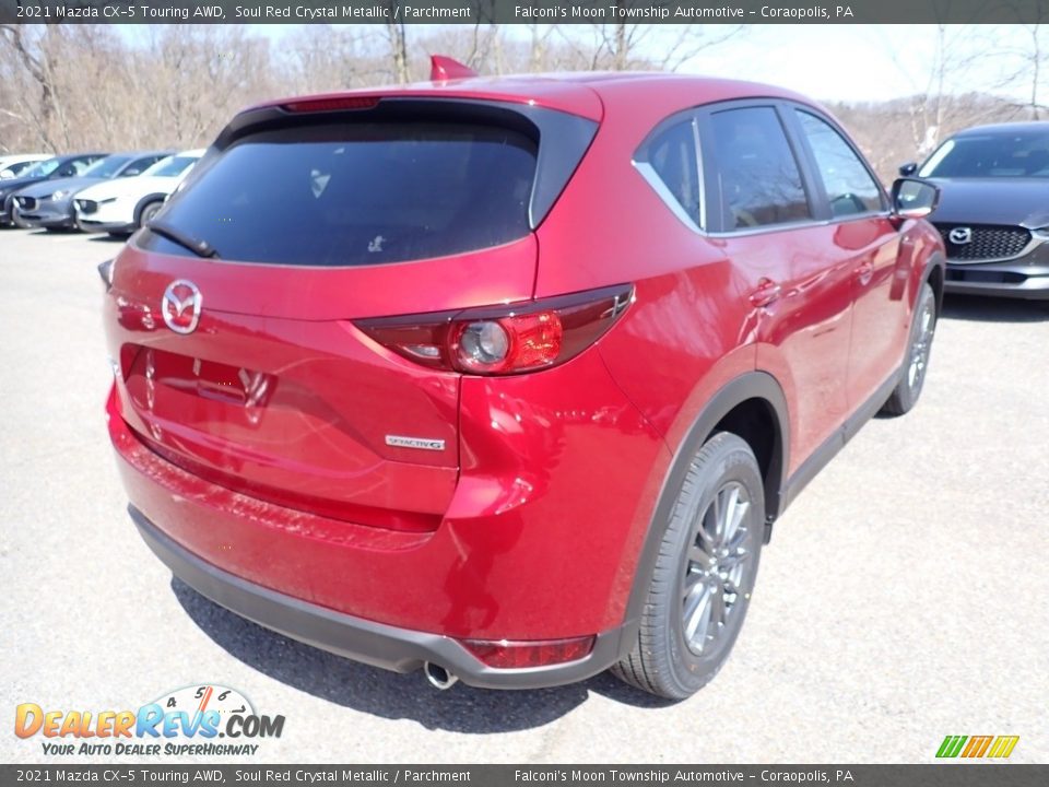 2021 Mazda CX-5 Touring AWD Soul Red Crystal Metallic / Parchment Photo #2