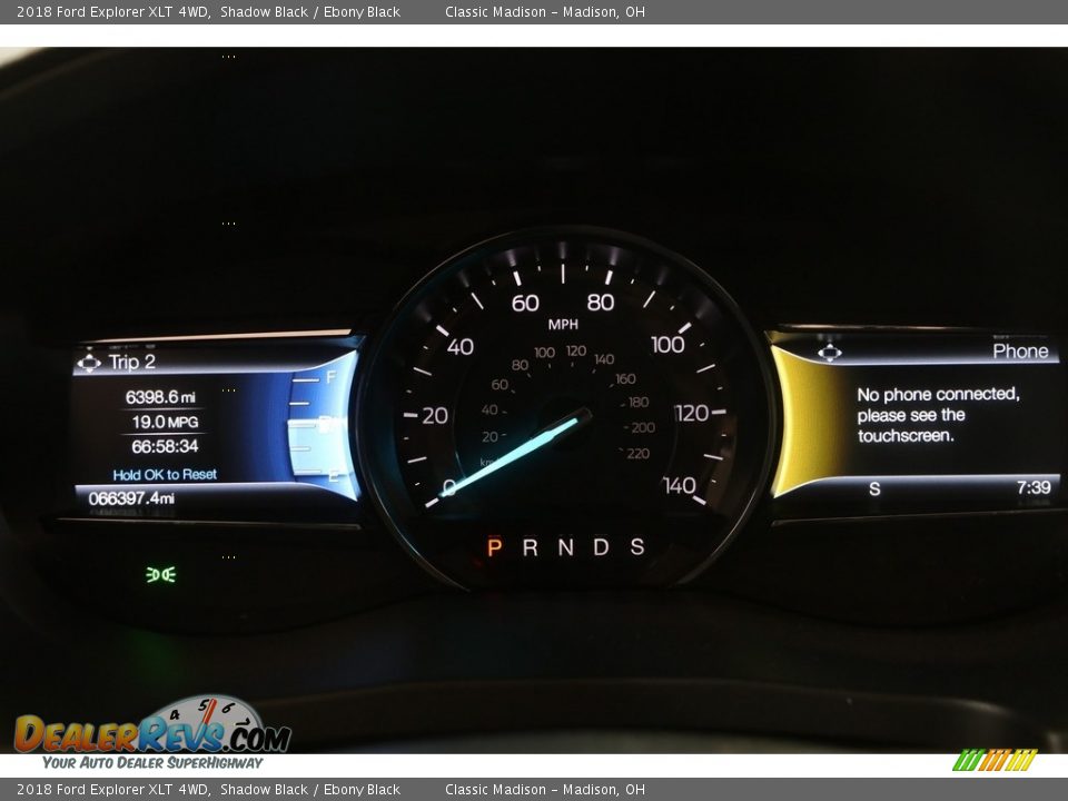 2018 Ford Explorer XLT 4WD Shadow Black / Ebony Black Photo #8