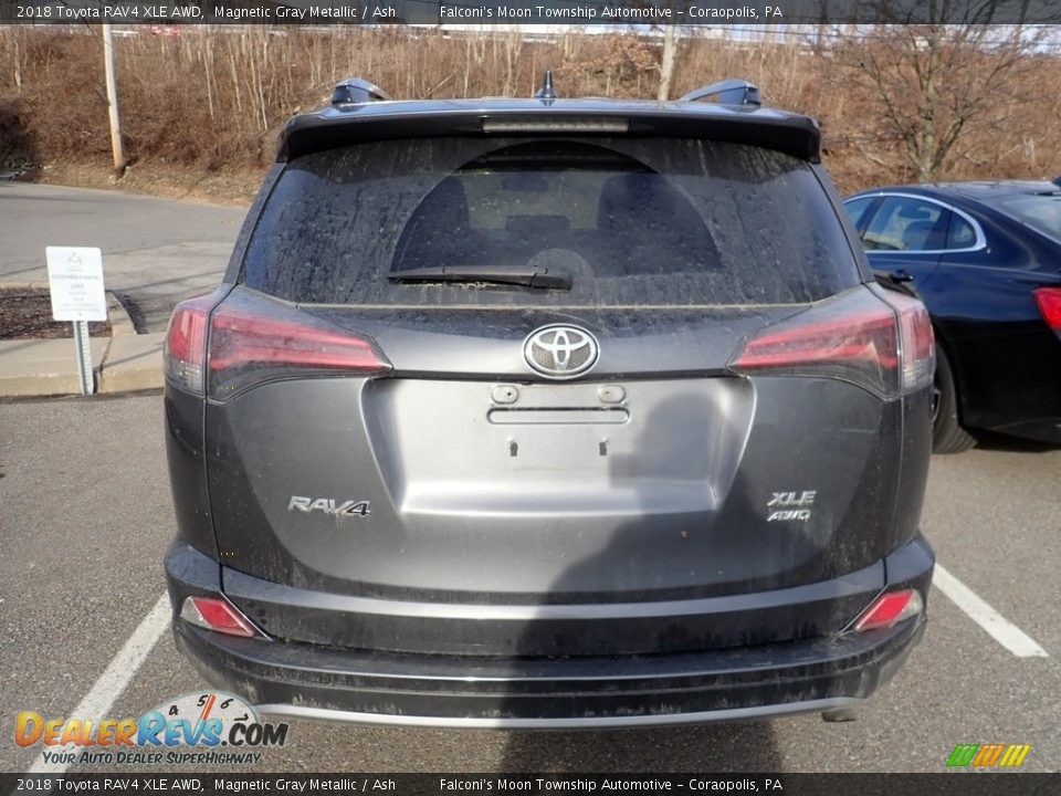 2018 Toyota RAV4 XLE AWD Magnetic Gray Metallic / Ash Photo #3