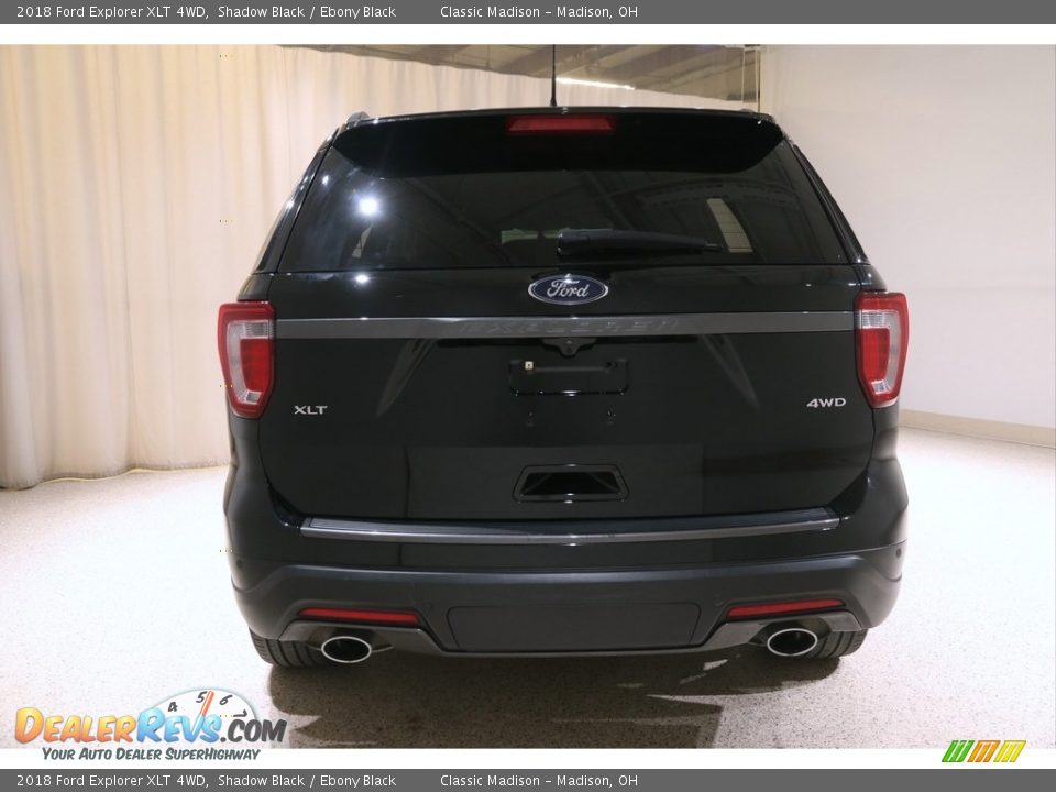 2018 Ford Explorer XLT 4WD Shadow Black / Ebony Black Photo #22