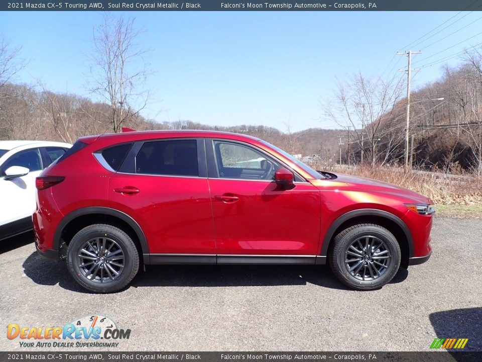 2021 Mazda CX-5 Touring AWD Soul Red Crystal Metallic / Black Photo #1