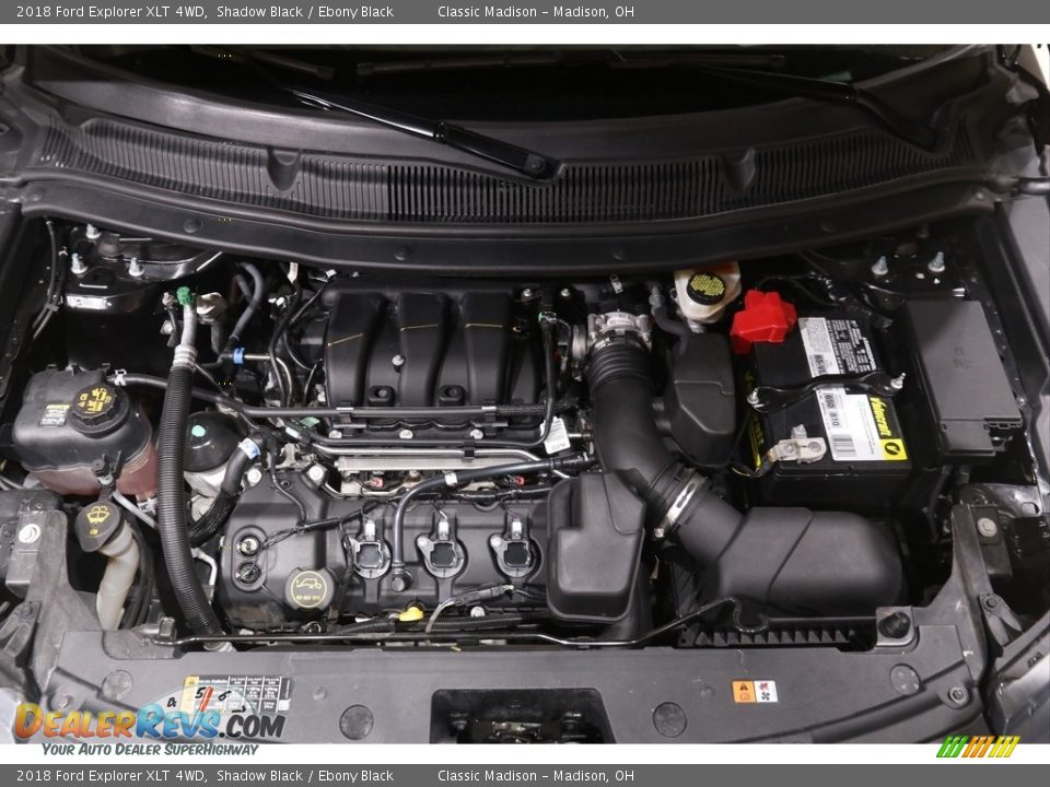 2018 Ford Explorer XLT 4WD Shadow Black / Ebony Black Photo #23