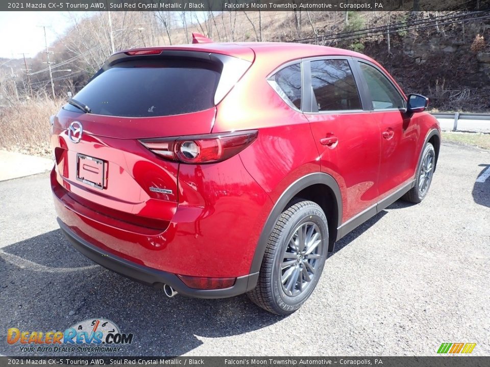 2021 Mazda CX-5 Touring AWD Soul Red Crystal Metallic / Black Photo #2