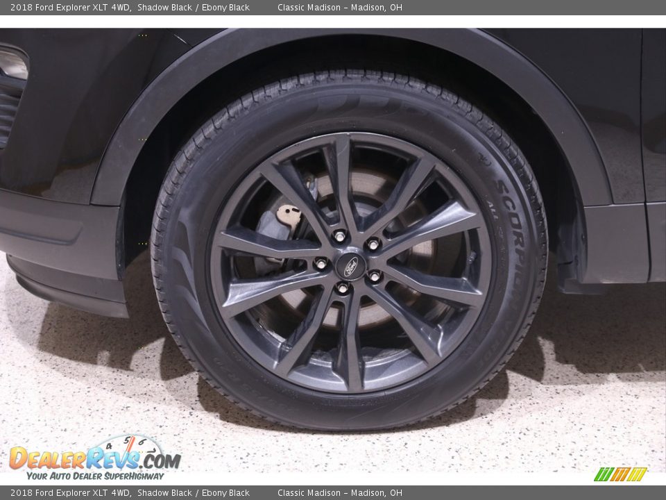 2018 Ford Explorer XLT 4WD Shadow Black / Ebony Black Photo #24