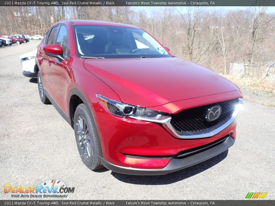 2021 Mazda CX-5 Touring AWD Soul Red Crystal Metallic / Black Photo #3