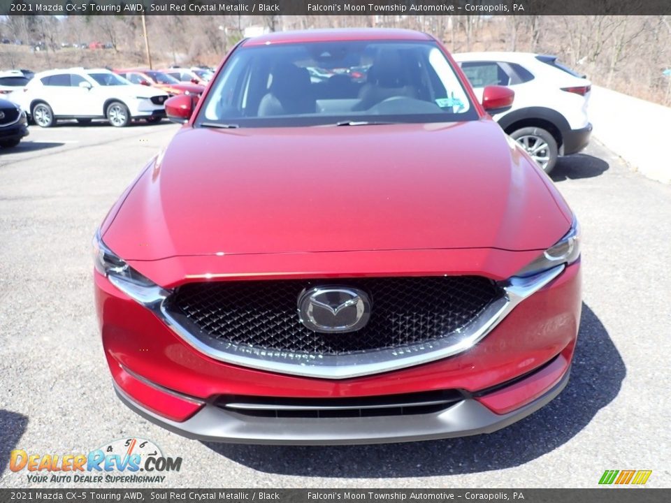 2021 Mazda CX-5 Touring AWD Soul Red Crystal Metallic / Black Photo #4