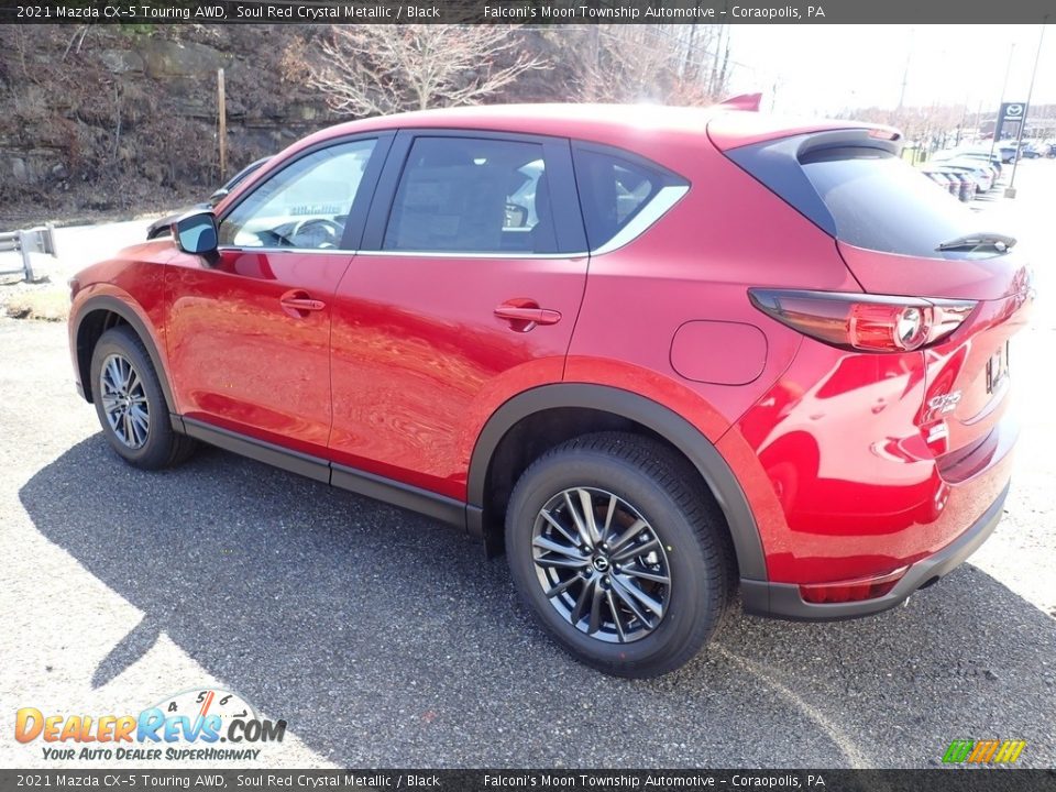 2021 Mazda CX-5 Touring AWD Soul Red Crystal Metallic / Black Photo #6