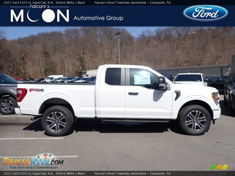 2021 Ford F150 XL SuperCab 4x4 Oxford White / Black Photo #1