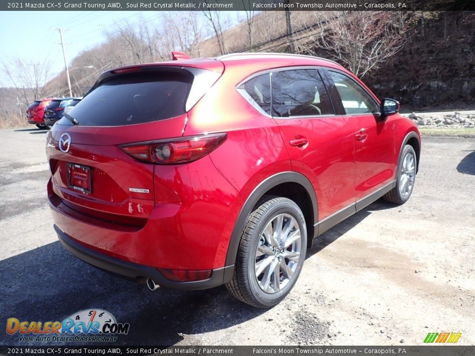 2021 Mazda CX-5 Grand Touring AWD Soul Red Crystal Metallic / Parchment Photo #2