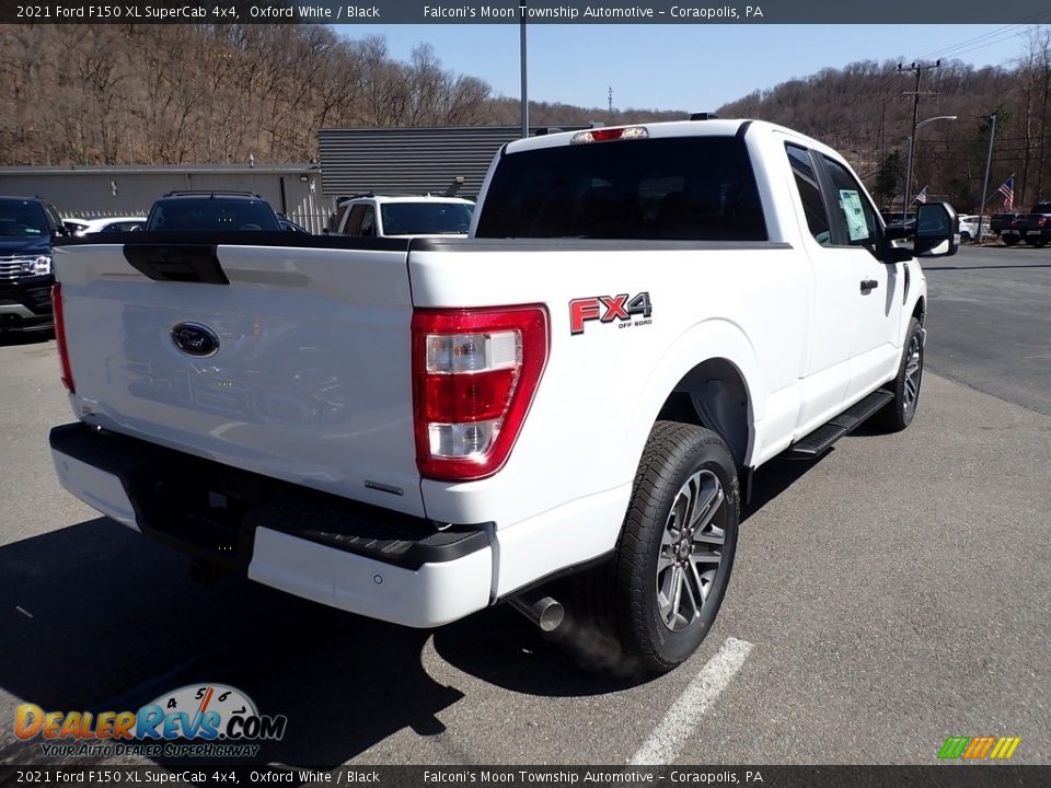 2021 Ford F150 XL SuperCab 4x4 Oxford White / Black Photo #2