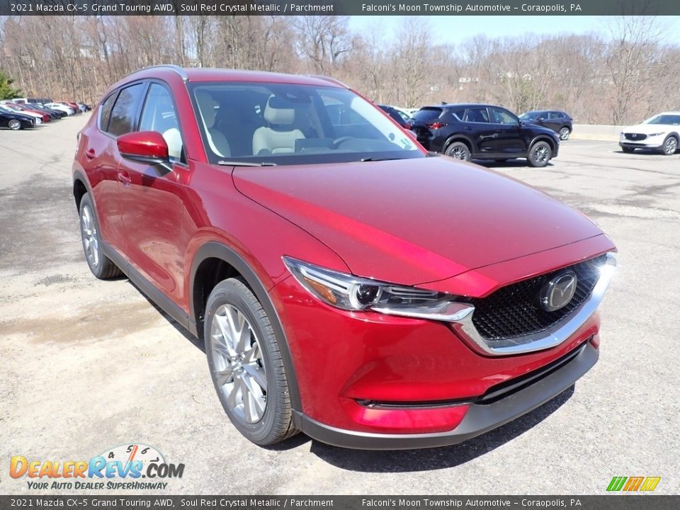 2021 Mazda CX-5 Grand Touring AWD Soul Red Crystal Metallic / Parchment Photo #3