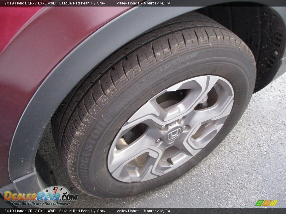 2019 Honda CR-V EX-L AWD Basque Red Pearl II / Gray Photo #6