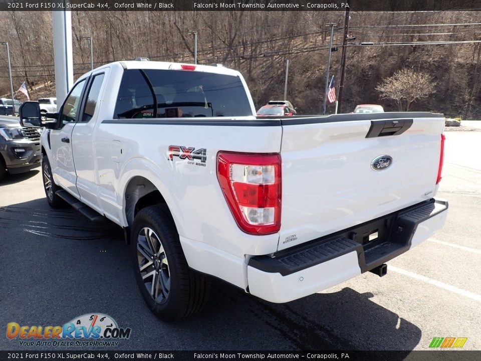 2021 Ford F150 XL SuperCab 4x4 Oxford White / Black Photo #6