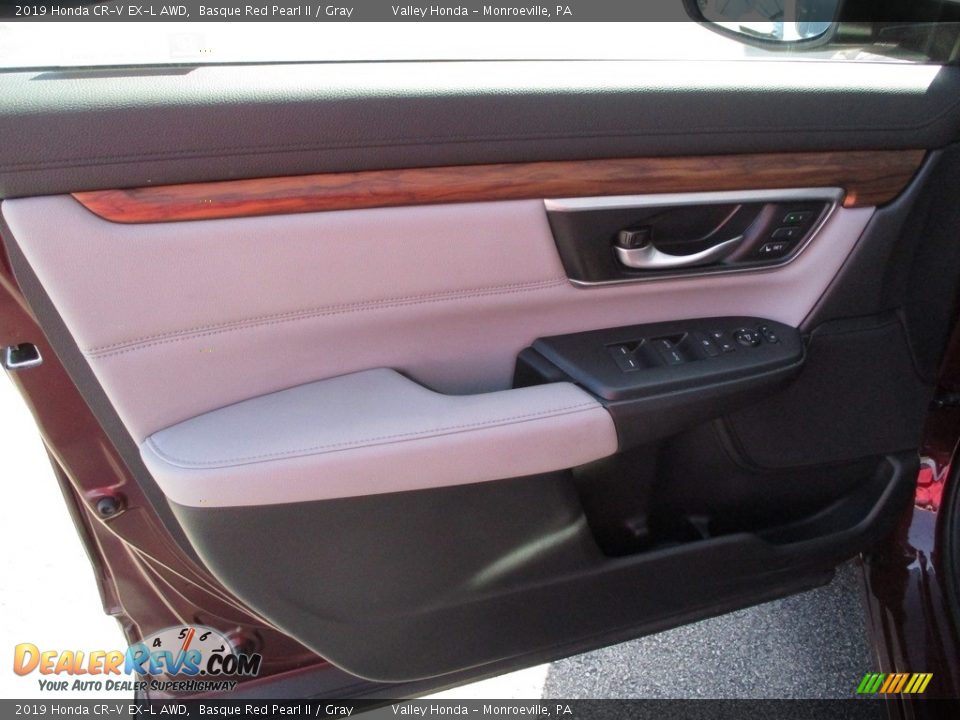 2019 Honda CR-V EX-L AWD Basque Red Pearl II / Gray Photo #10