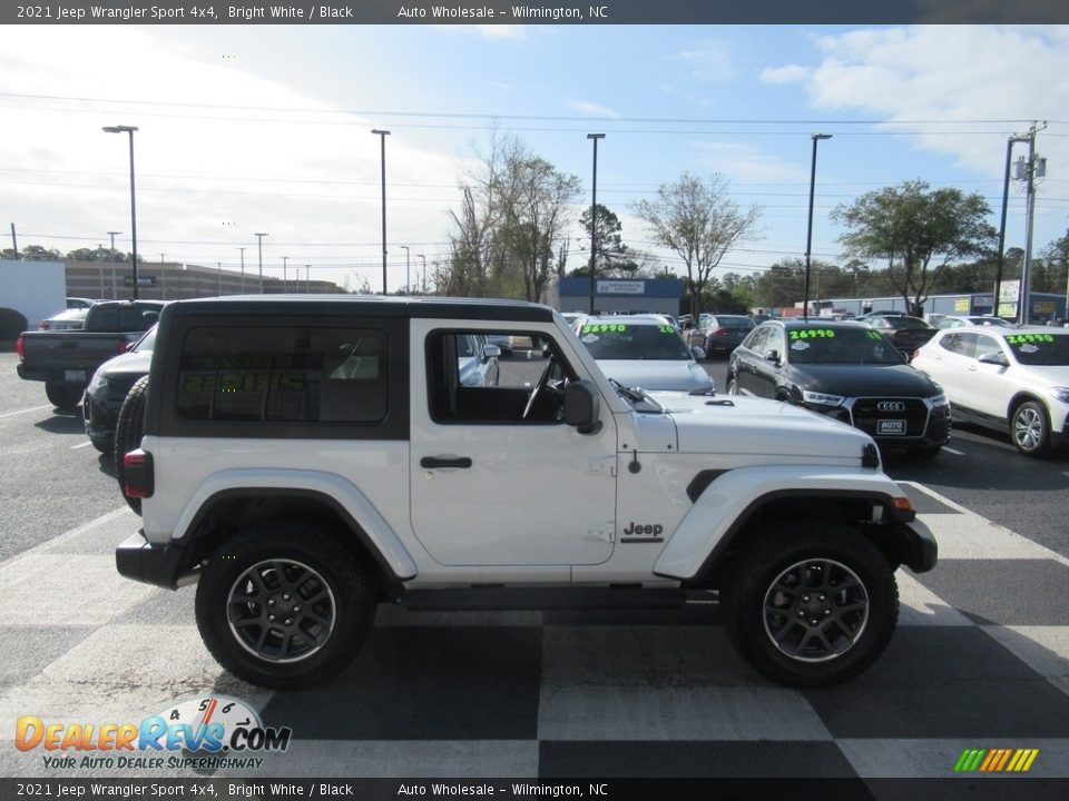 2021 Jeep Wrangler Sport 4x4 Bright White / Black Photo #3