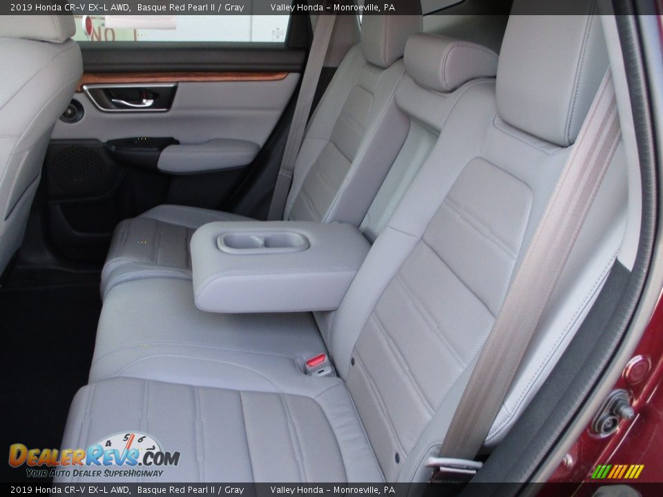 2019 Honda CR-V EX-L AWD Basque Red Pearl II / Gray Photo #13