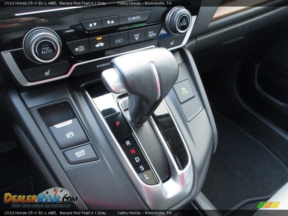 2019 Honda CR-V EX-L AWD Basque Red Pearl II / Gray Photo #17