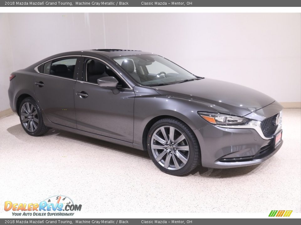 2018 Mazda Mazda6 Grand Touring Machine Gray Metallic / Black Photo #1