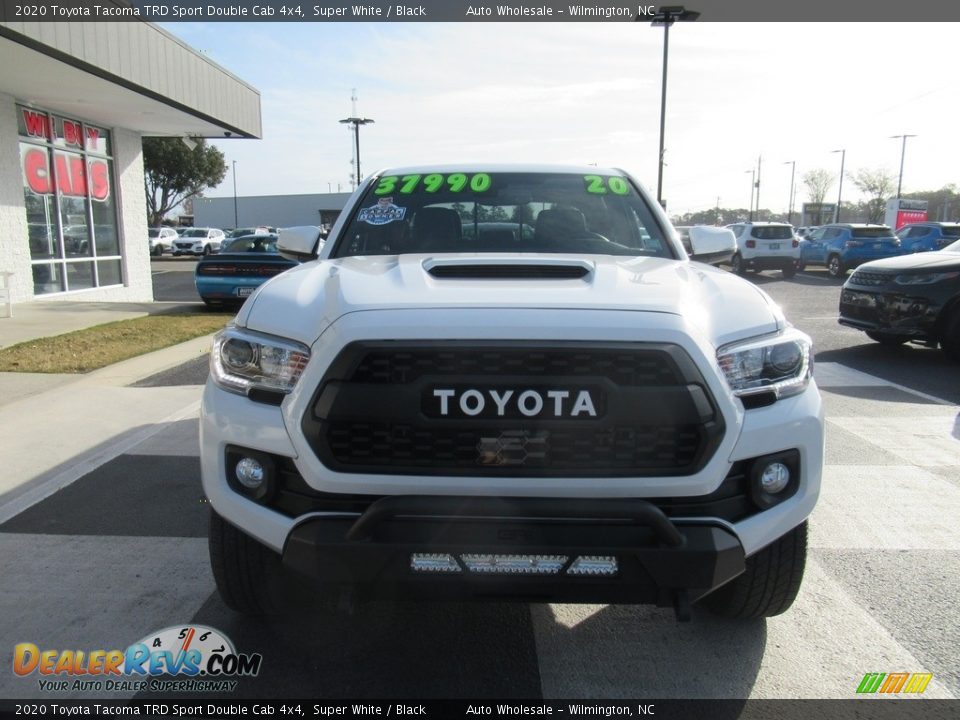 2020 Toyota Tacoma TRD Sport Double Cab 4x4 Super White / Black Photo #2