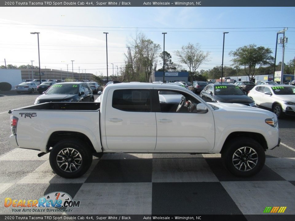 2020 Toyota Tacoma TRD Sport Double Cab 4x4 Super White / Black Photo #3