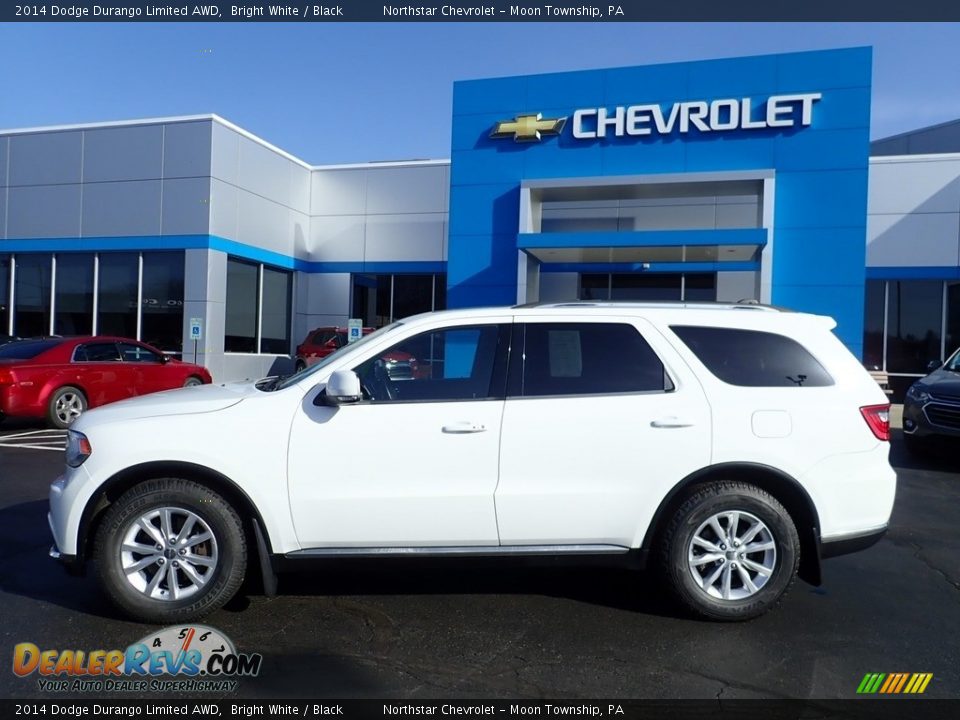 Bright White 2014 Dodge Durango Limited AWD Photo #3