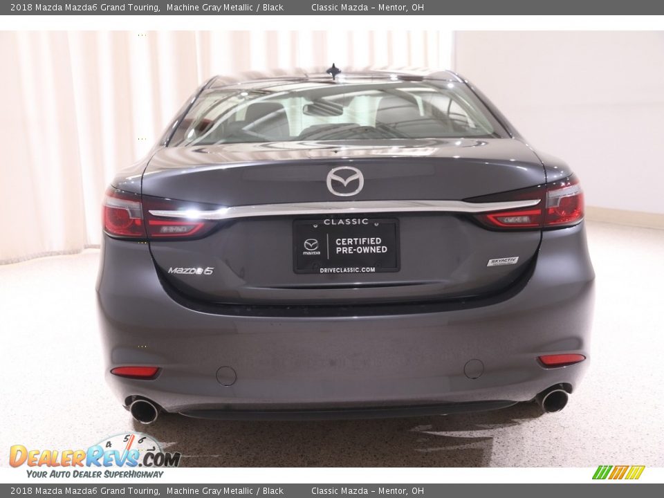 2018 Mazda Mazda6 Grand Touring Machine Gray Metallic / Black Photo #15