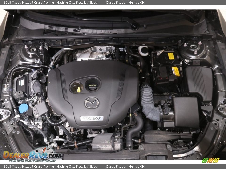 2018 Mazda Mazda6 Grand Touring Machine Gray Metallic / Black Photo #16