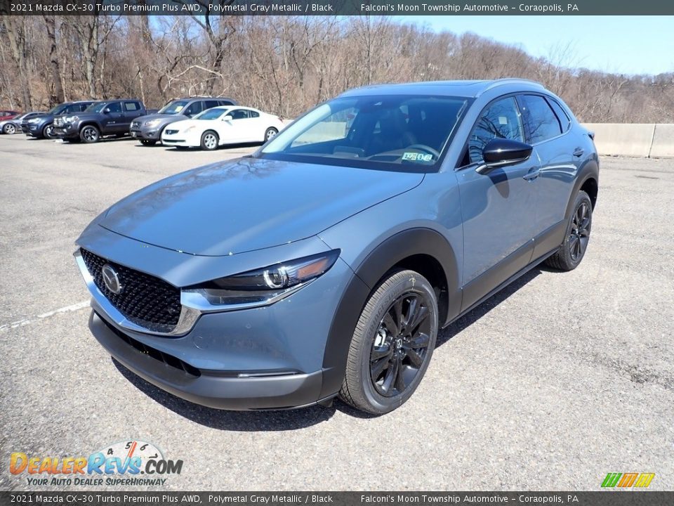 Front 3/4 View of 2021 Mazda CX-30 Turbo Premium Plus AWD Photo #5