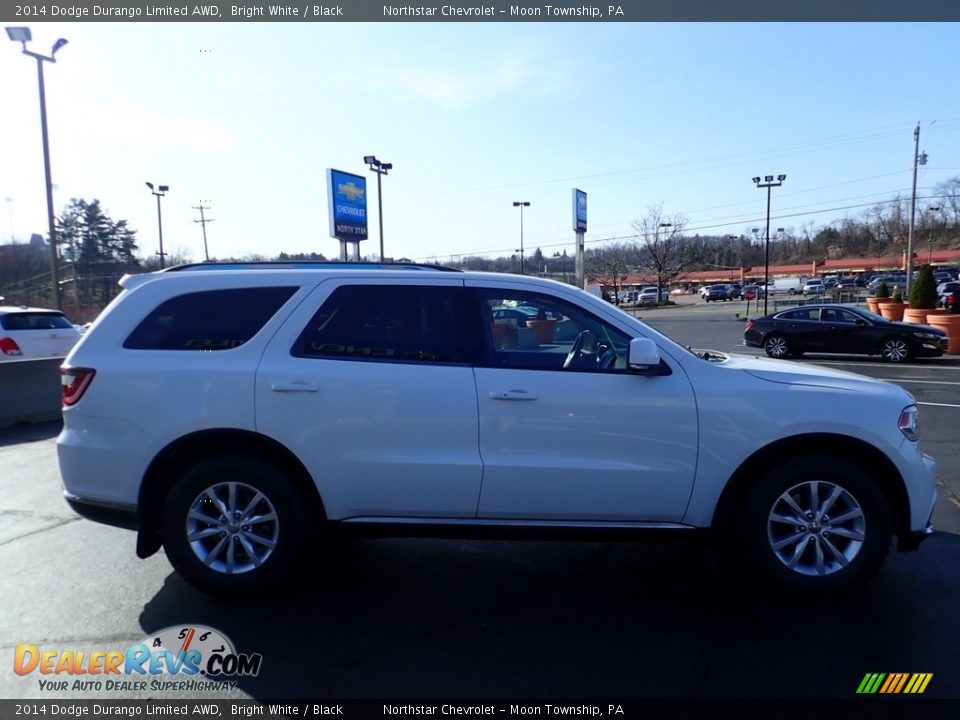 2014 Dodge Durango Limited AWD Bright White / Black Photo #10