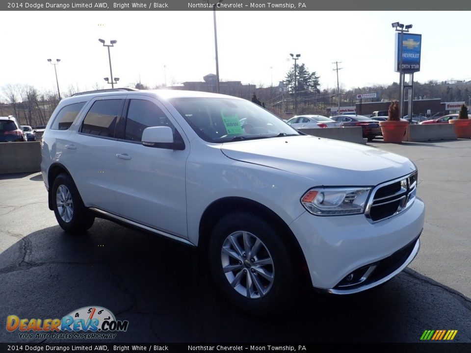 2014 Dodge Durango Limited AWD Bright White / Black Photo #11