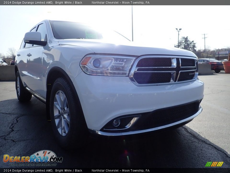 2014 Dodge Durango Limited AWD Bright White / Black Photo #12