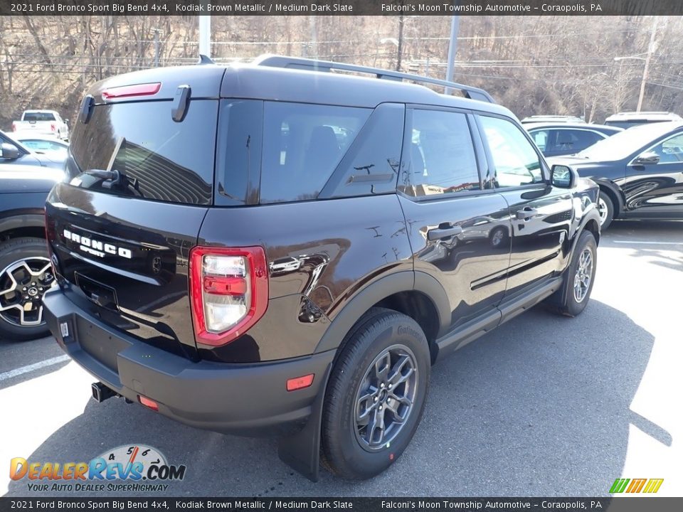 2021 Ford Bronco Sport Big Bend 4x4 Kodiak Brown Metallic / Medium Dark Slate Photo #2
